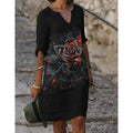 Clara Floral Print Vintage Chic Women Dress