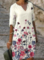 Clara Floral Print Vintage Chic Women Dress