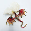 Mythical Flying Dragon Brooch