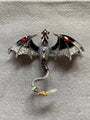 Mythical Flying Dragon Brooch