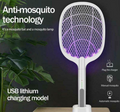Mosquito killer 2 in 1 Lamp and Racket