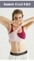 Lisa Snowdon  Push Up Bras Athletic Vest Gym Girls Fitness Shirt Sportswear