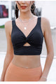 Roxanne McKee  Sports Bra Underwear SEXY Fitness Yoga Crop Tank Top Athletic Shockproof  Running Sportswear