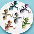 Mythical Flying Dragon Brooch