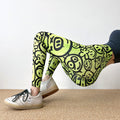 Daisy Lowe  Fitness Pants Legging Yoga Push Ups Sports