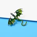 Mythical Flying Dragon Brooch